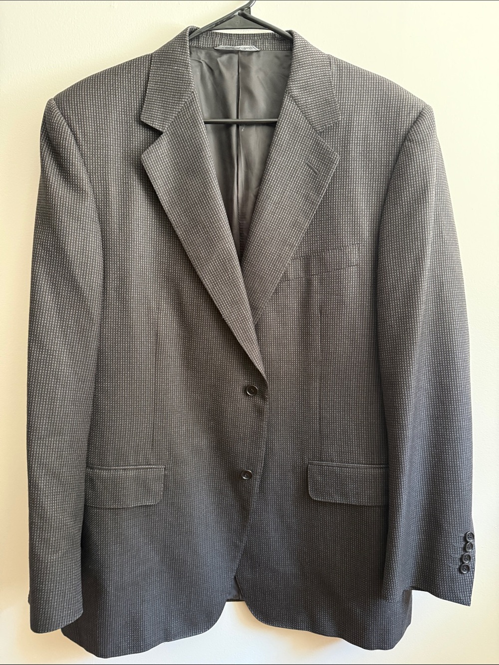 Canali Men's Gray Textured Sport Coat